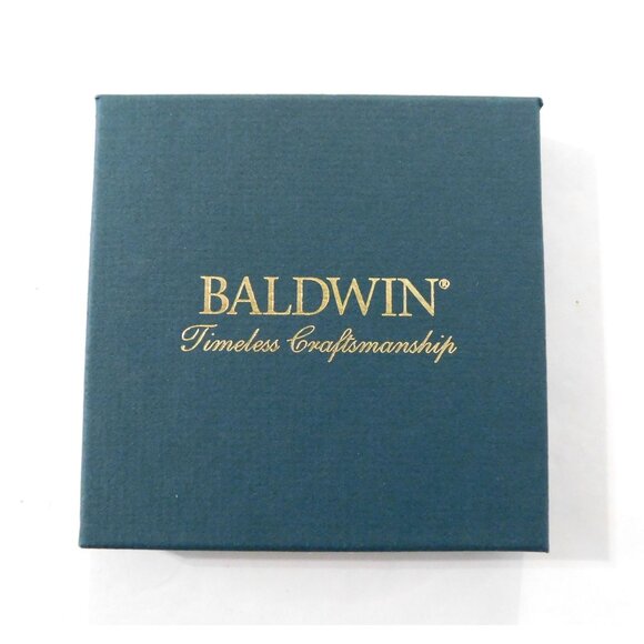 Vintage Baldwin 24 Kt Gold Ornament Aurora Ice Flower 1999 Snowflake Brass 7173 - Picture 6 of 6